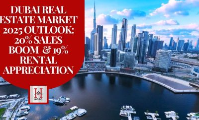 Dubai Real Estate Market 2025 Outlook: 20% Sales Boom & 19% Rental Appreciation