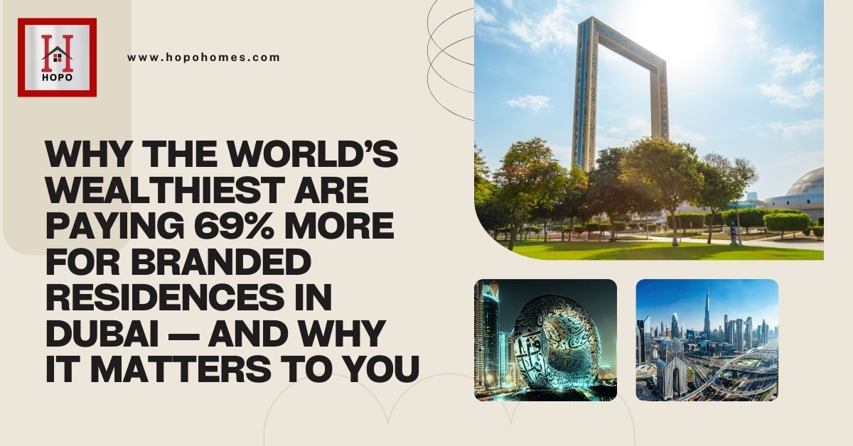 Why the World’s Wealthiest Are Paying 69% More for Branded Residences in Dubai — And Why It Matters to You