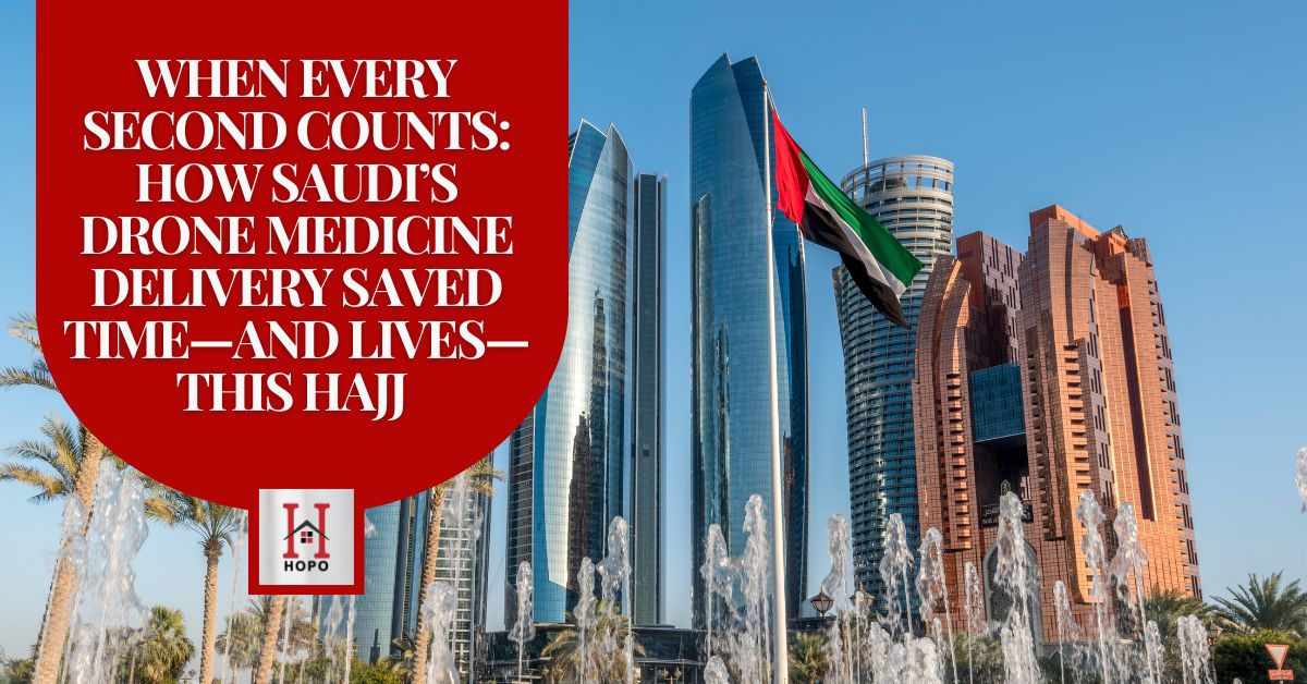 When Every Second Counts: How Saudi’s Drone Medicine Delivery Saved Time—and Lives—This Hajj