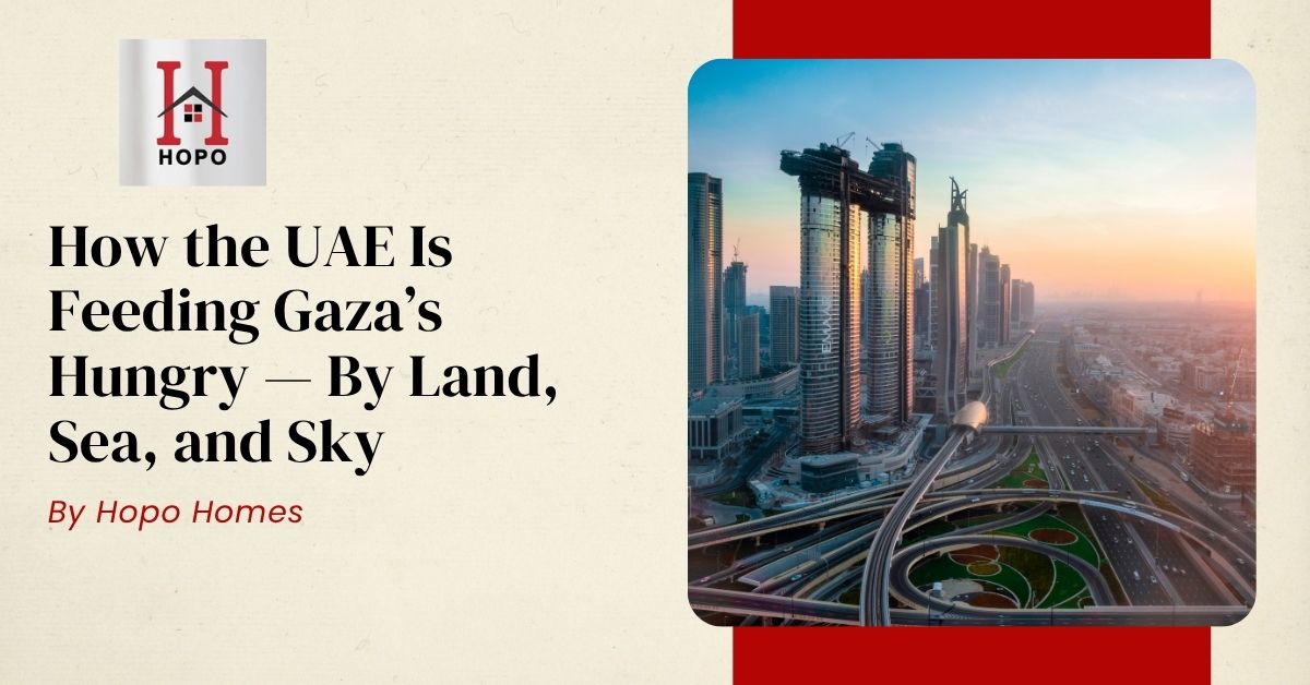 How the UAE Is Feeding Gaza’s Hungry — By Land, Sea, and Sky