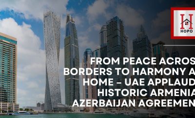 From Peace Across Borders to Harmony at Home – UAE Applauds Historic Armenia-Azerbaijan Agreement